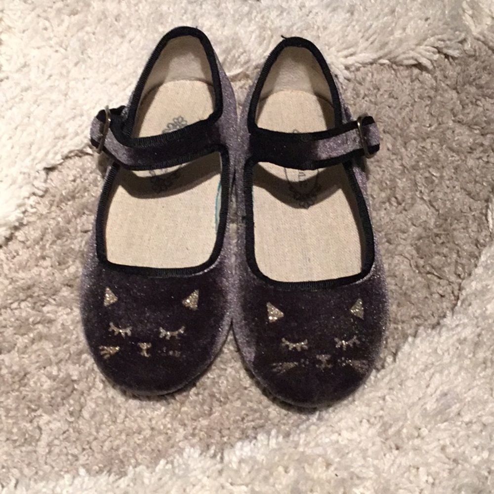 Joyfolie 10T velvet kitten Mary Janes